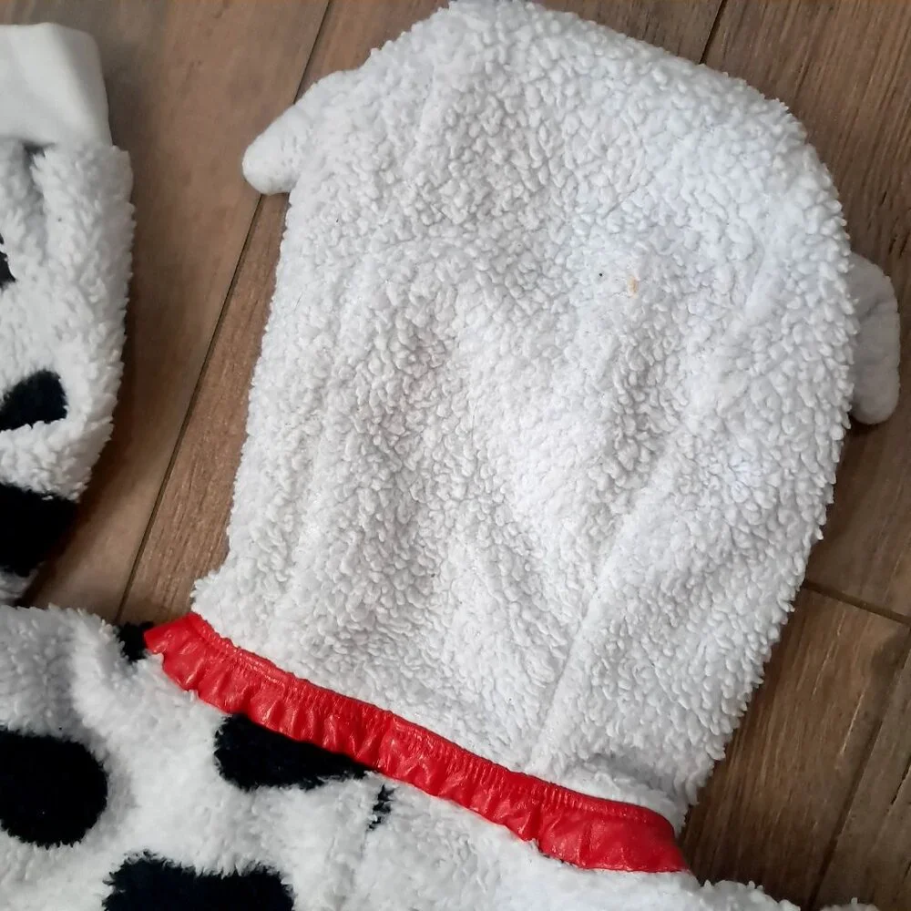 Disney Store 101 Dalmatians Dog Costume kids‎ 9/10 Pajamas unionsuit pj onepiece - Picture 14 of 14
